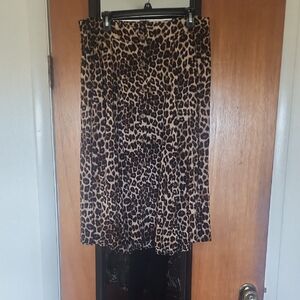 Leopard Print Women's Skirt